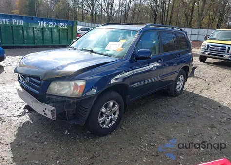 2007 Toyota Highlander V6 из США, поврежденный, VIN JTEHP21A370211510